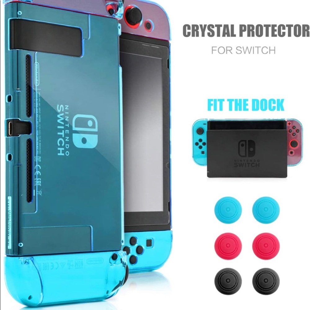 Nintendo Switch Lite Case (clear turquoise)